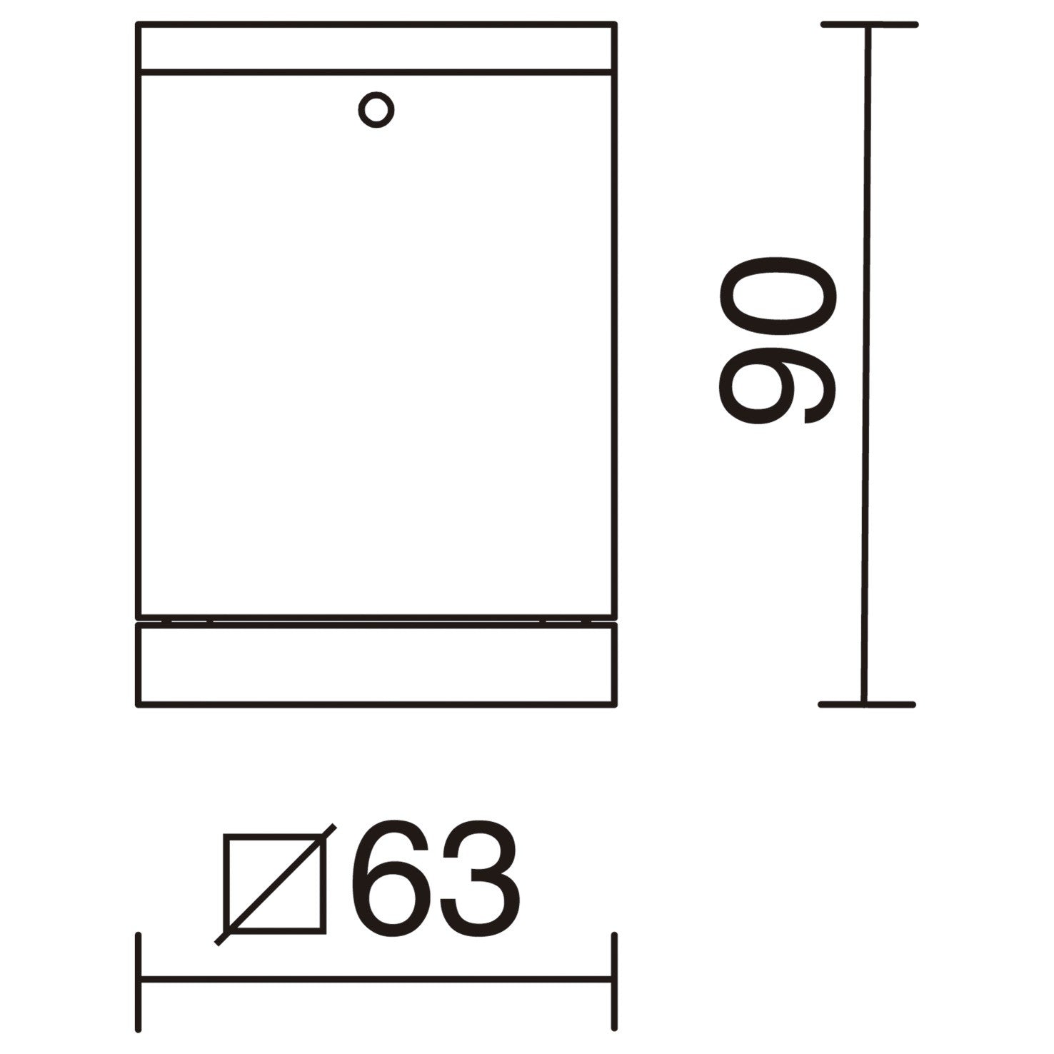 Oprawa wpuszczana Dopo Cub C GU10 czarna