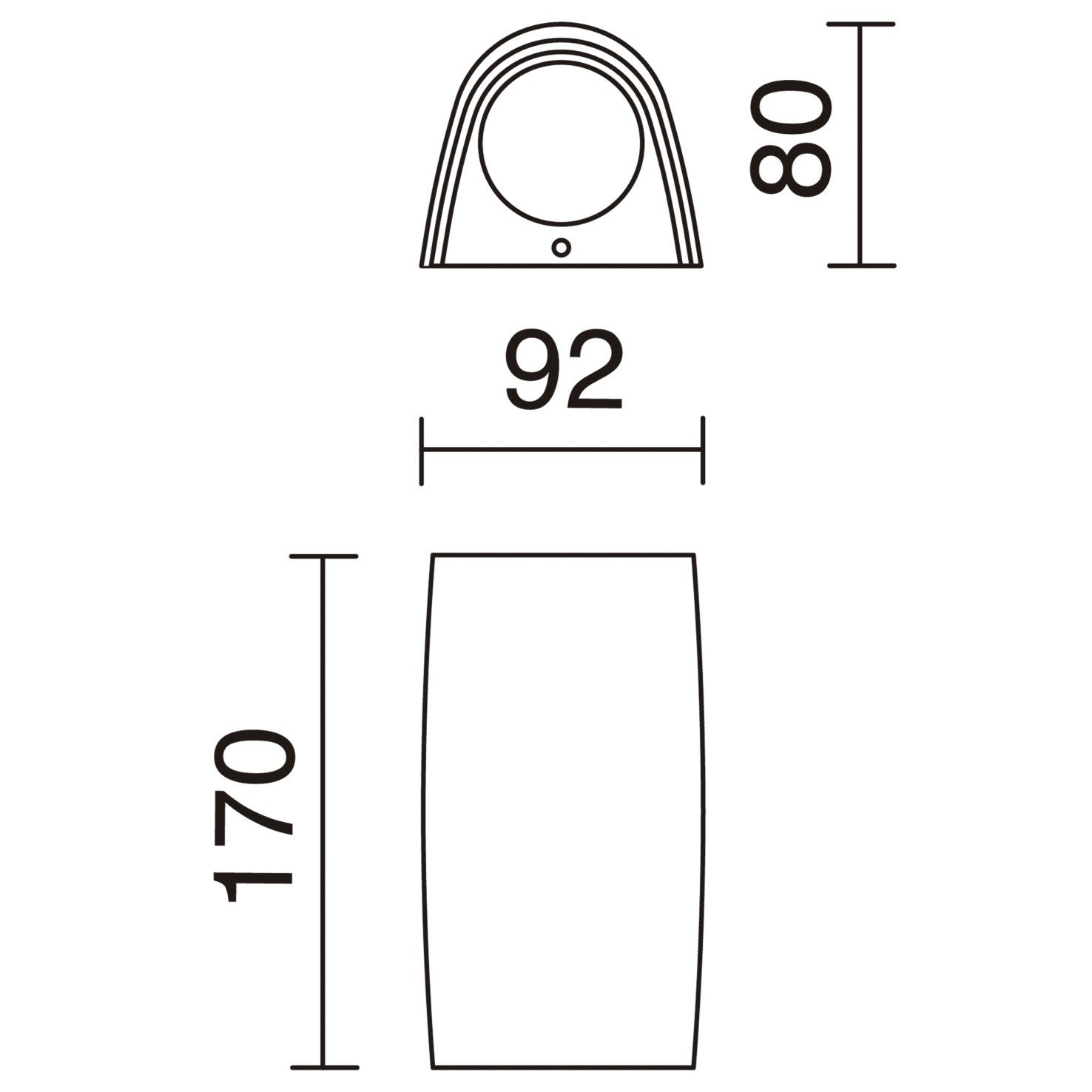 Dopo Estel GU10 LED downlight czarny