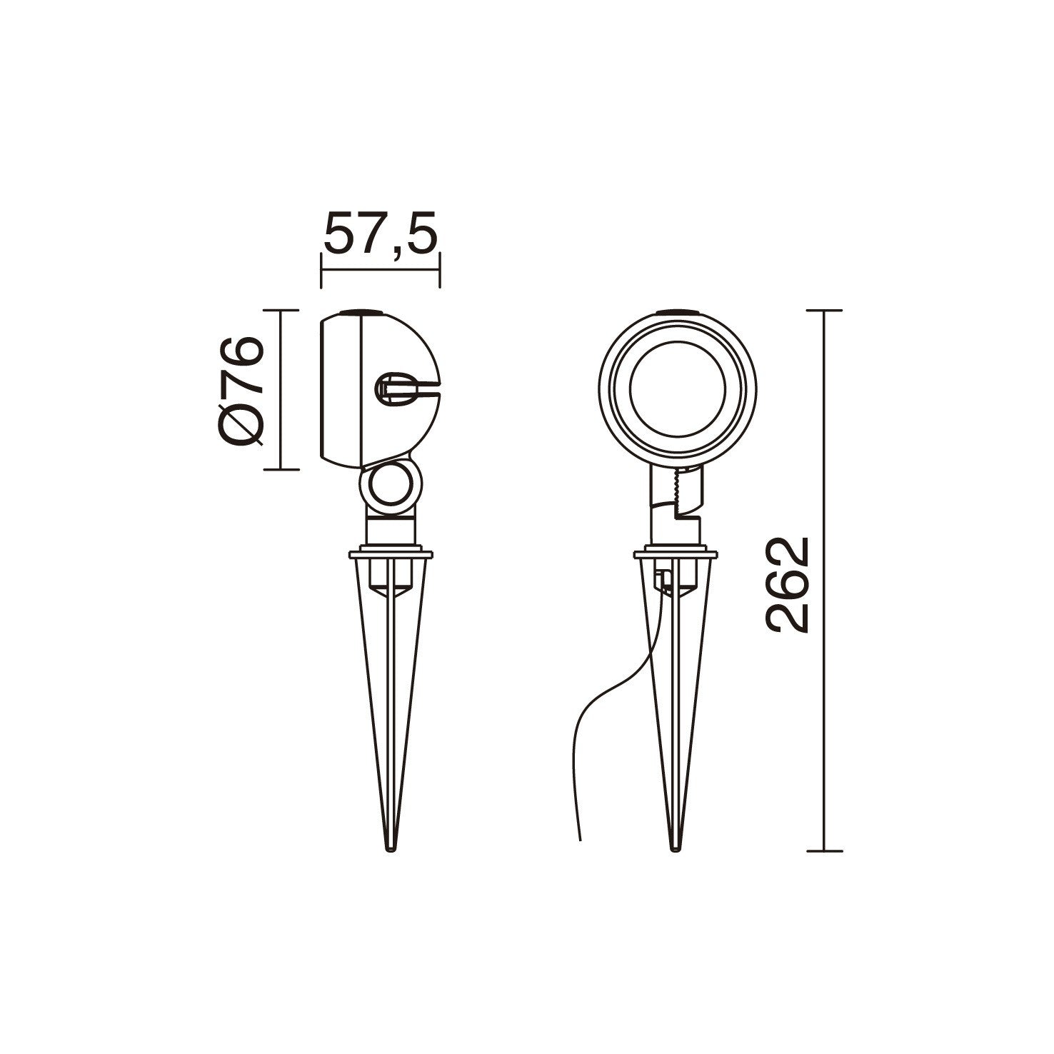 Reflektor punktowy LED Cristher Gibson Spike