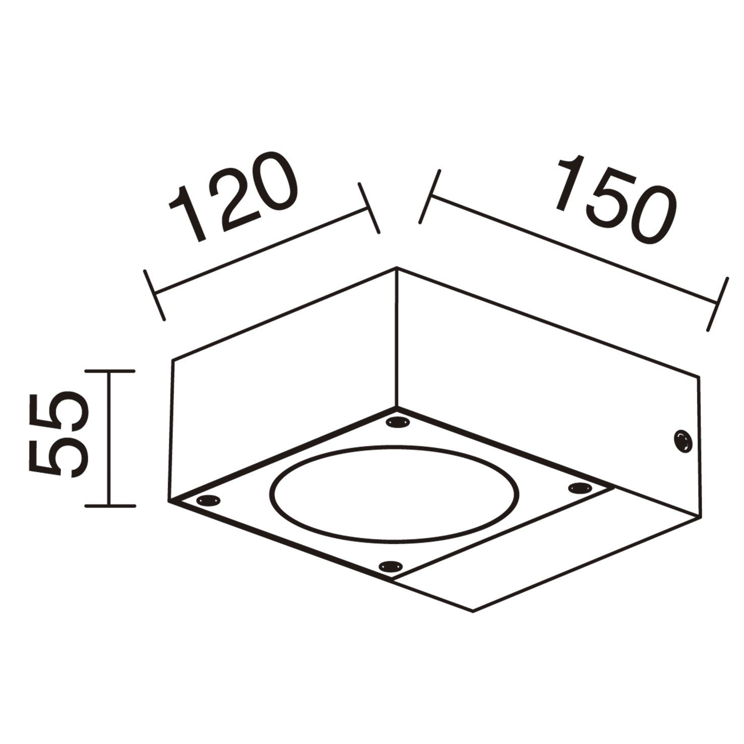 Dopo Guiu LED wall light anthracite