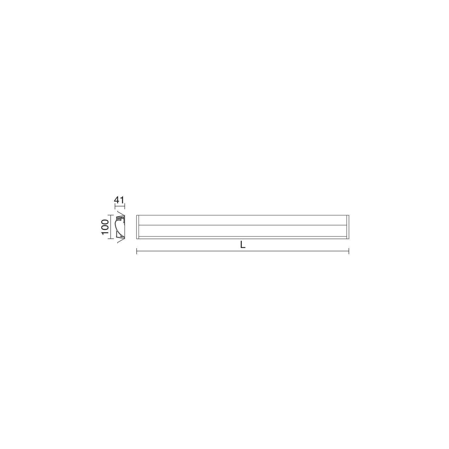 Indeluz Iota LED recessed light grey
