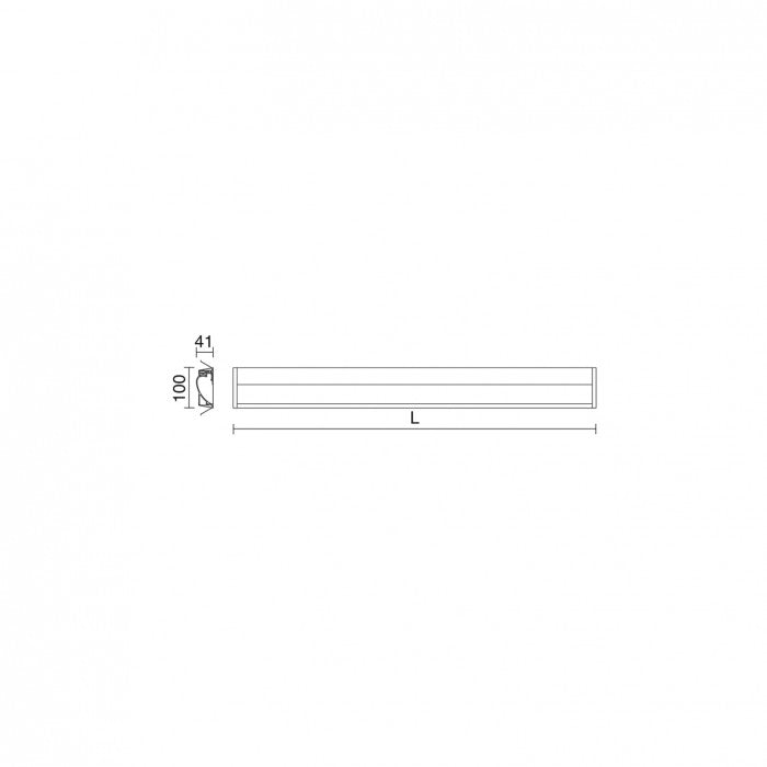 Indeluz Iota LED recessed light grey