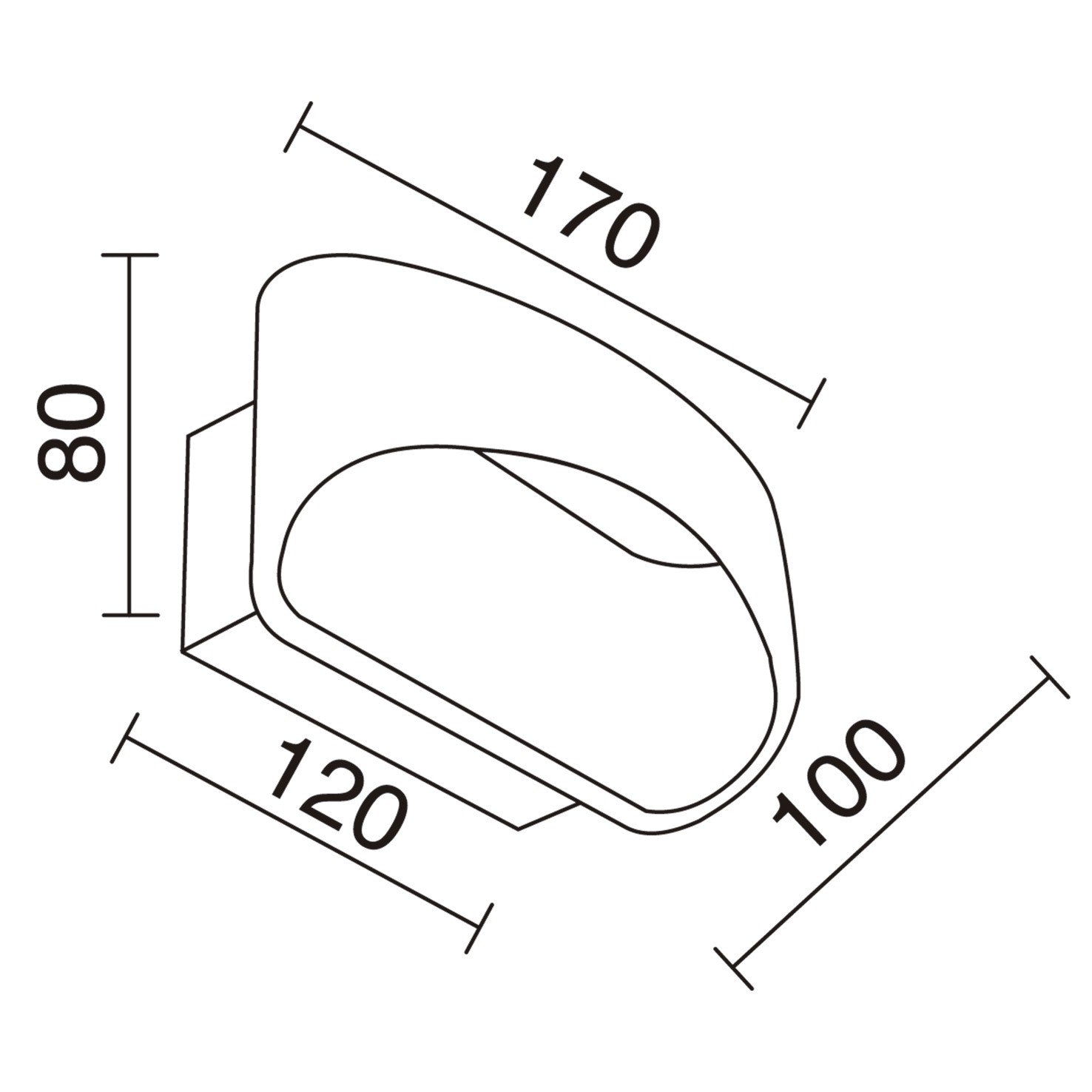 Exo Wall Bracket Iv LED Wall Light