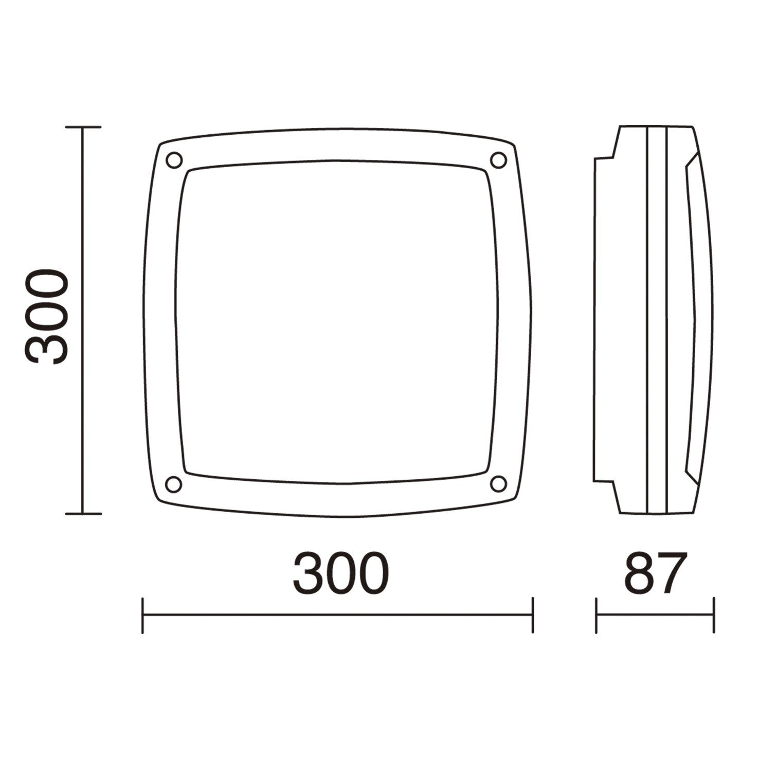 Dopo Kira quadratische E27 anthrazit