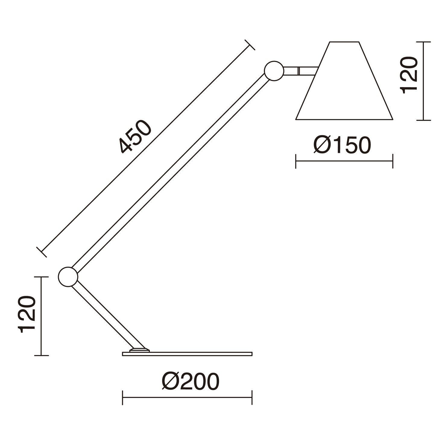 Lampa stołowa Exo Mantis E27