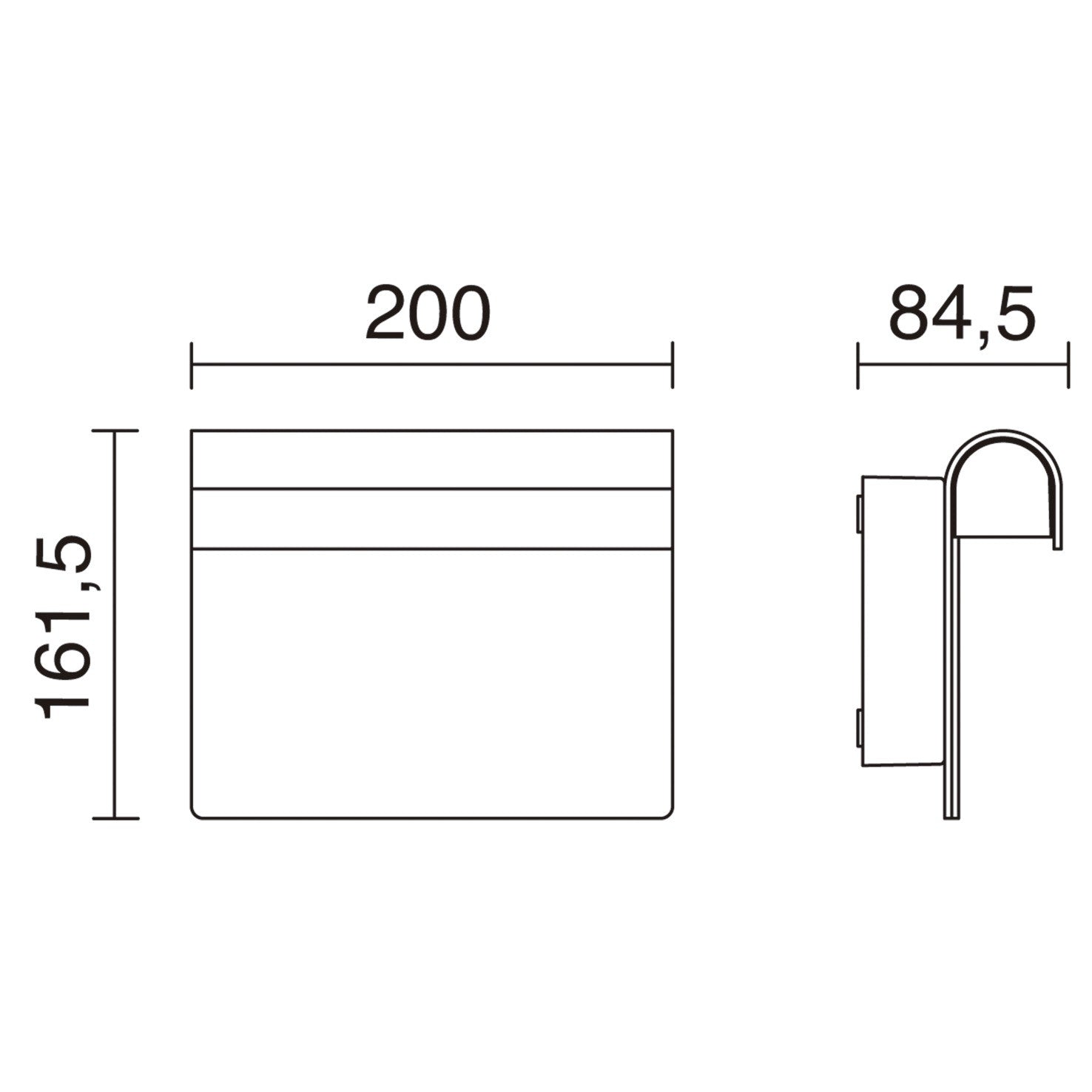 Dopo Number LED pendant light