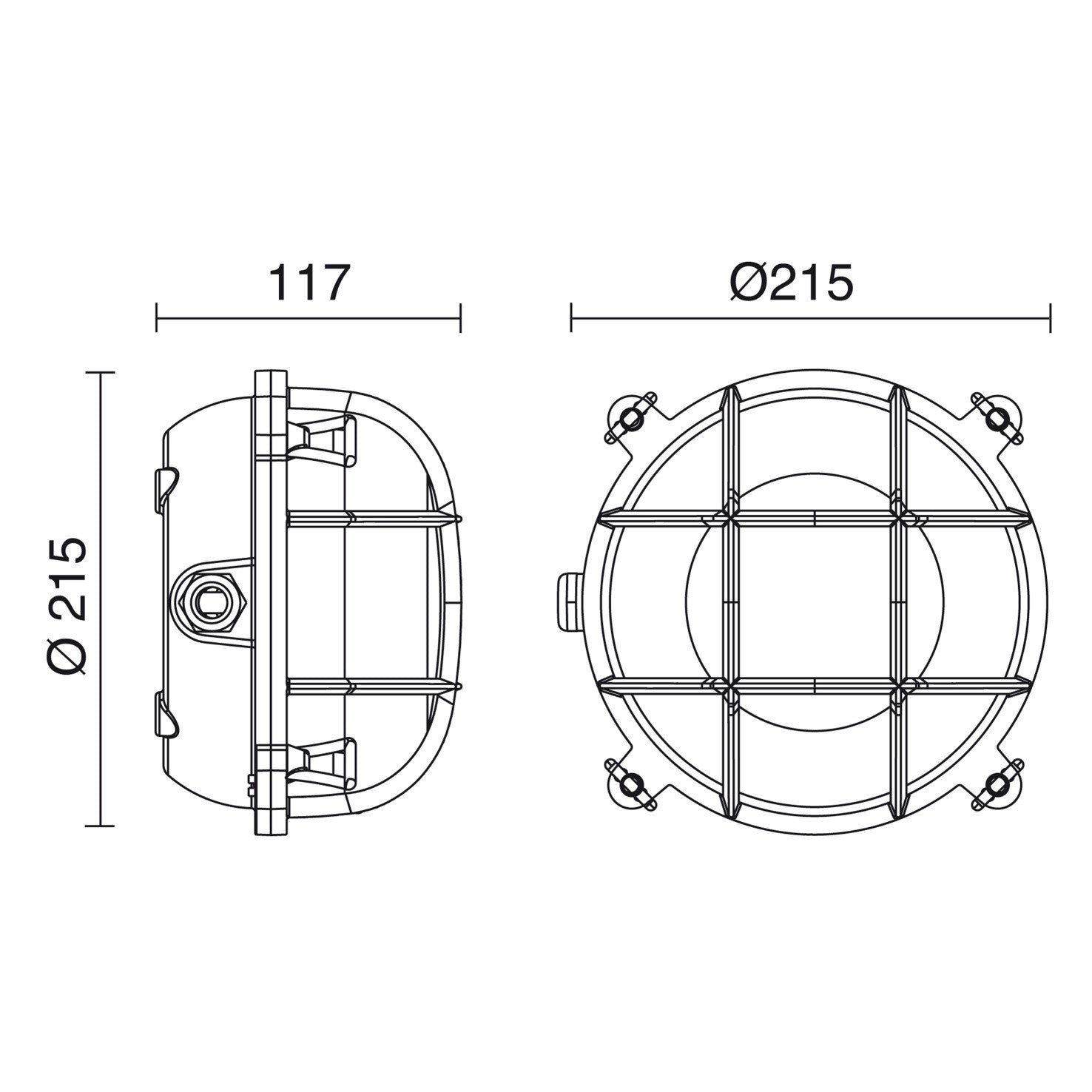Dopo Ottone Round E27 pendant light