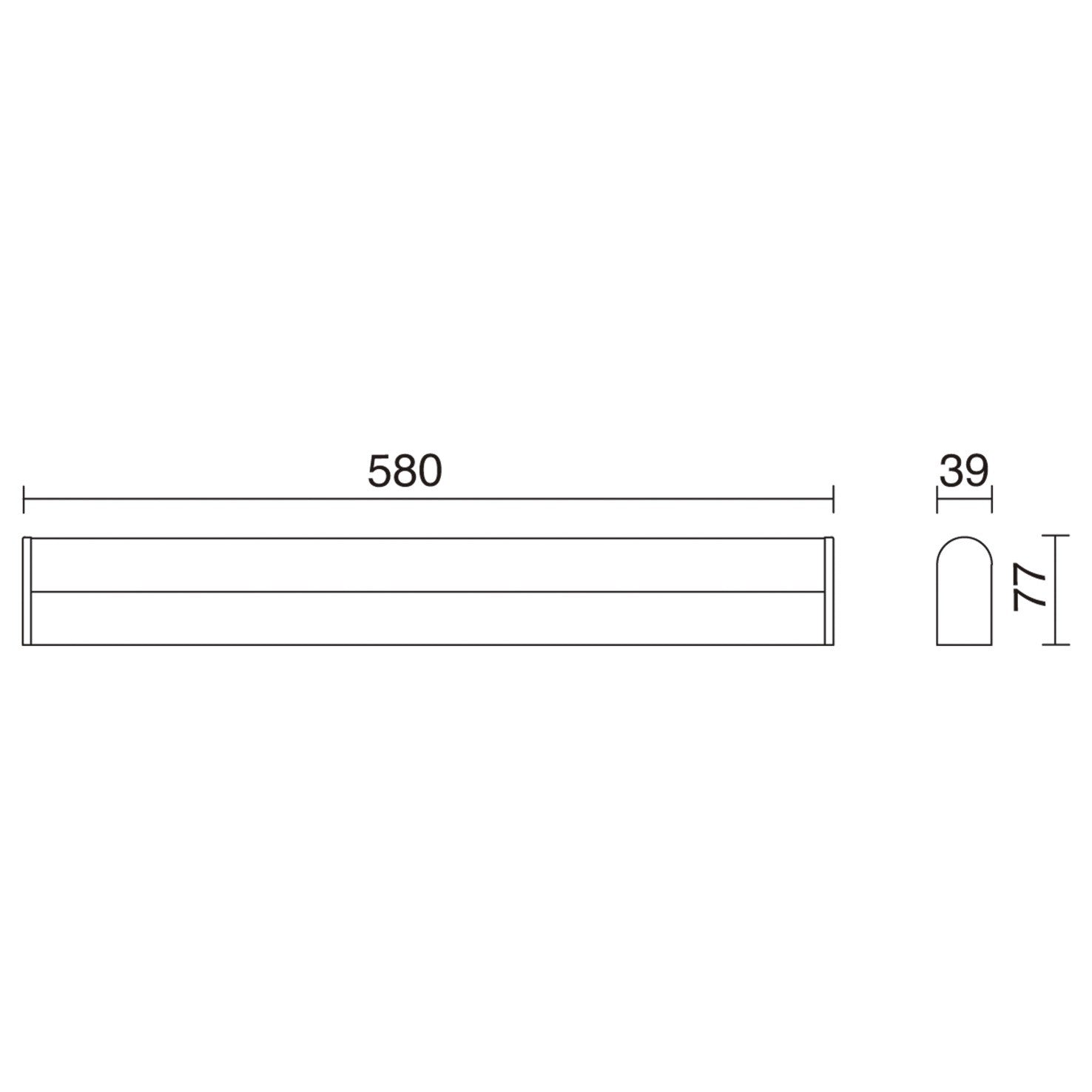 Exo Sheid LED wall light