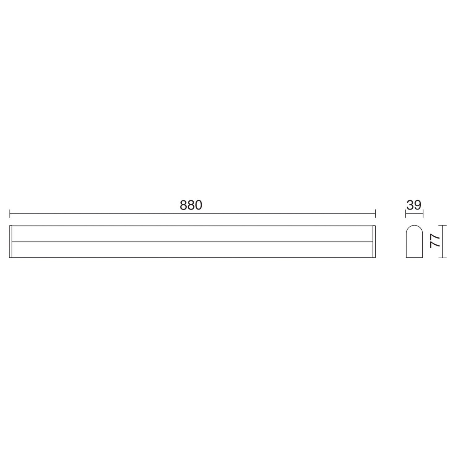 Exo Sheid LED wall light