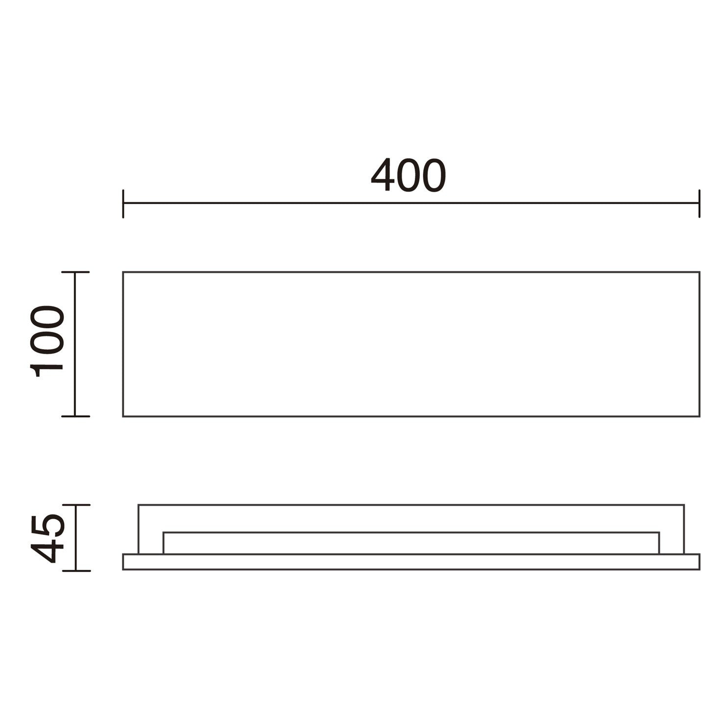 Kinkiet ścienny LED Cristher Stone antracytowy