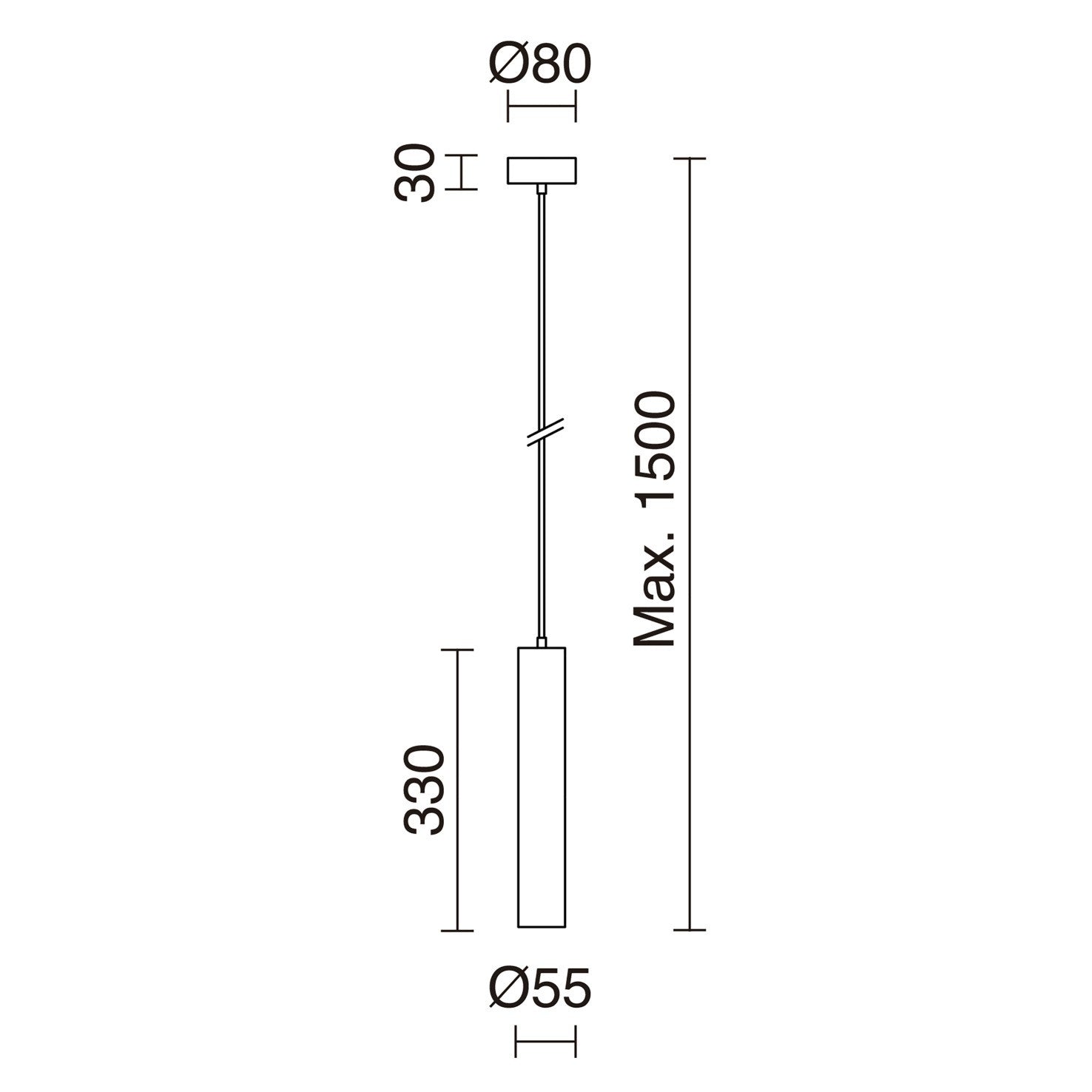 Exo Tania C GU10 copper pendant light