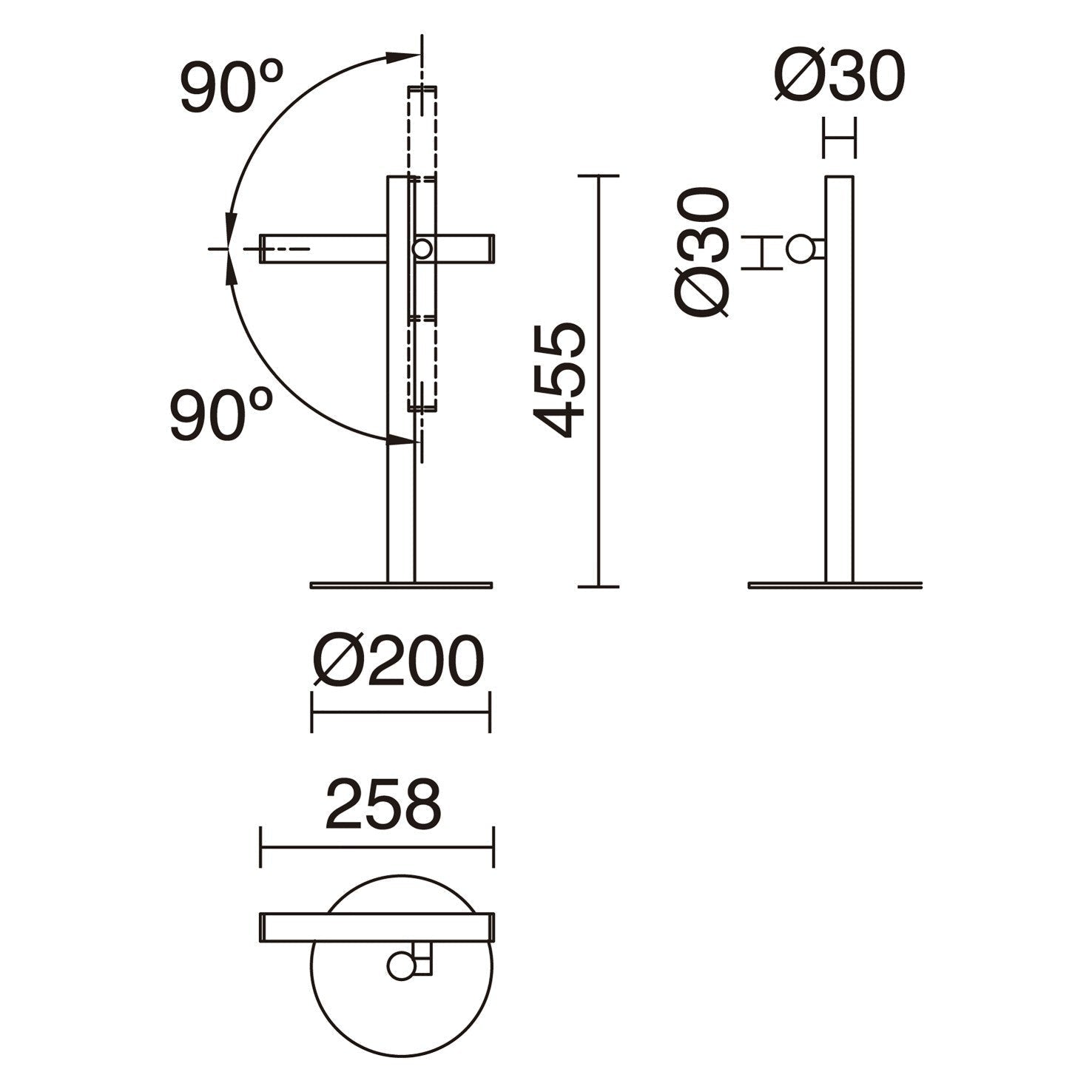 Exo Tania T LED table light white