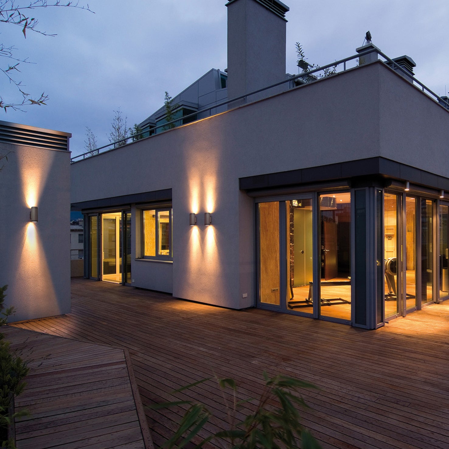 Brązowy downlight LED Cristher Seth góra/dół