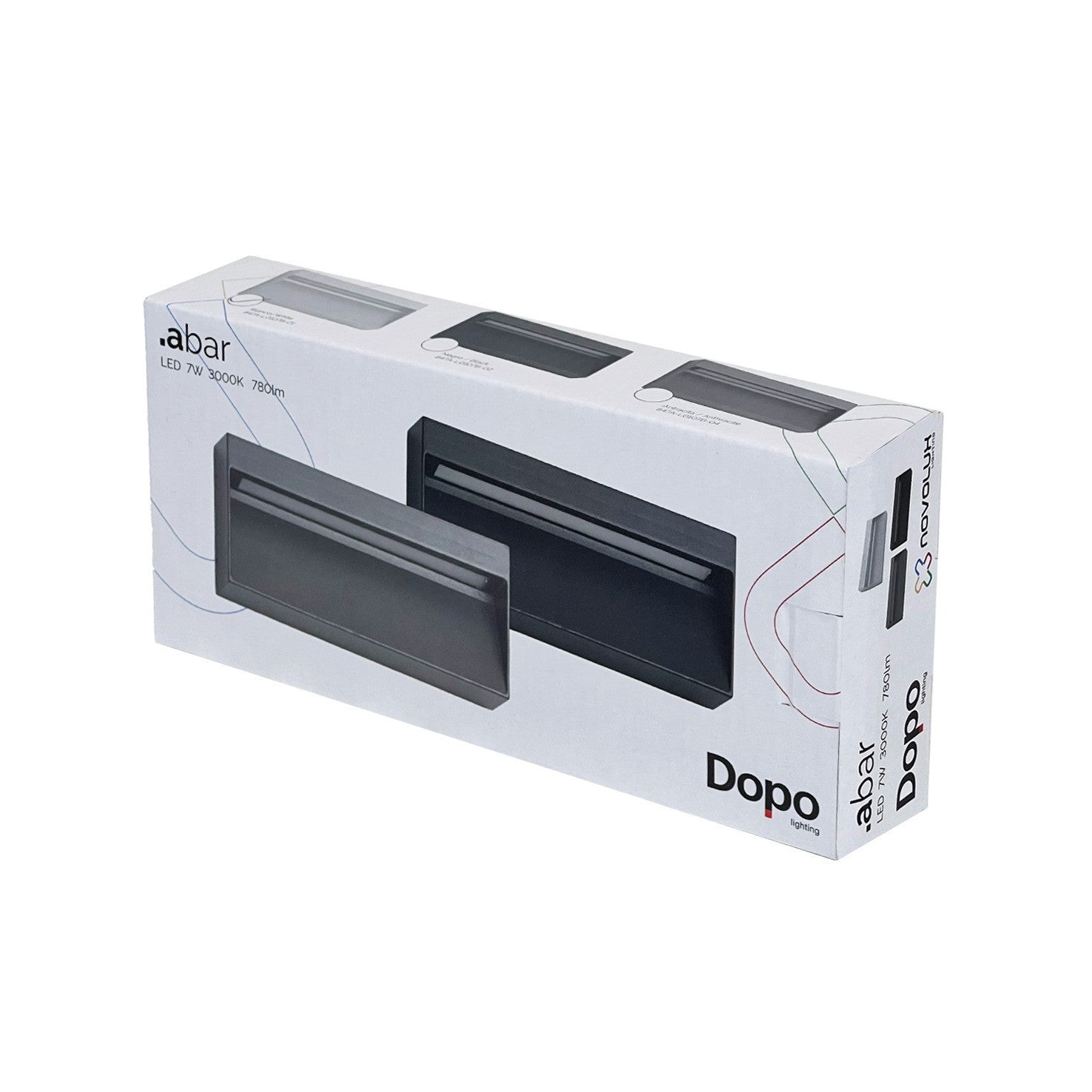 Dopo Abar LED wall light black