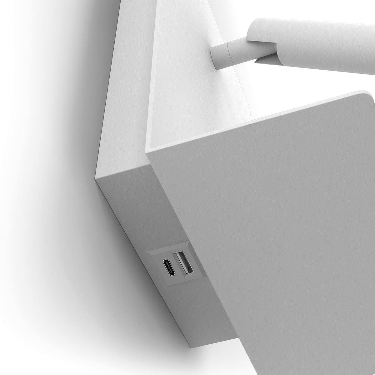 Exo Baltic USB LED wall light white