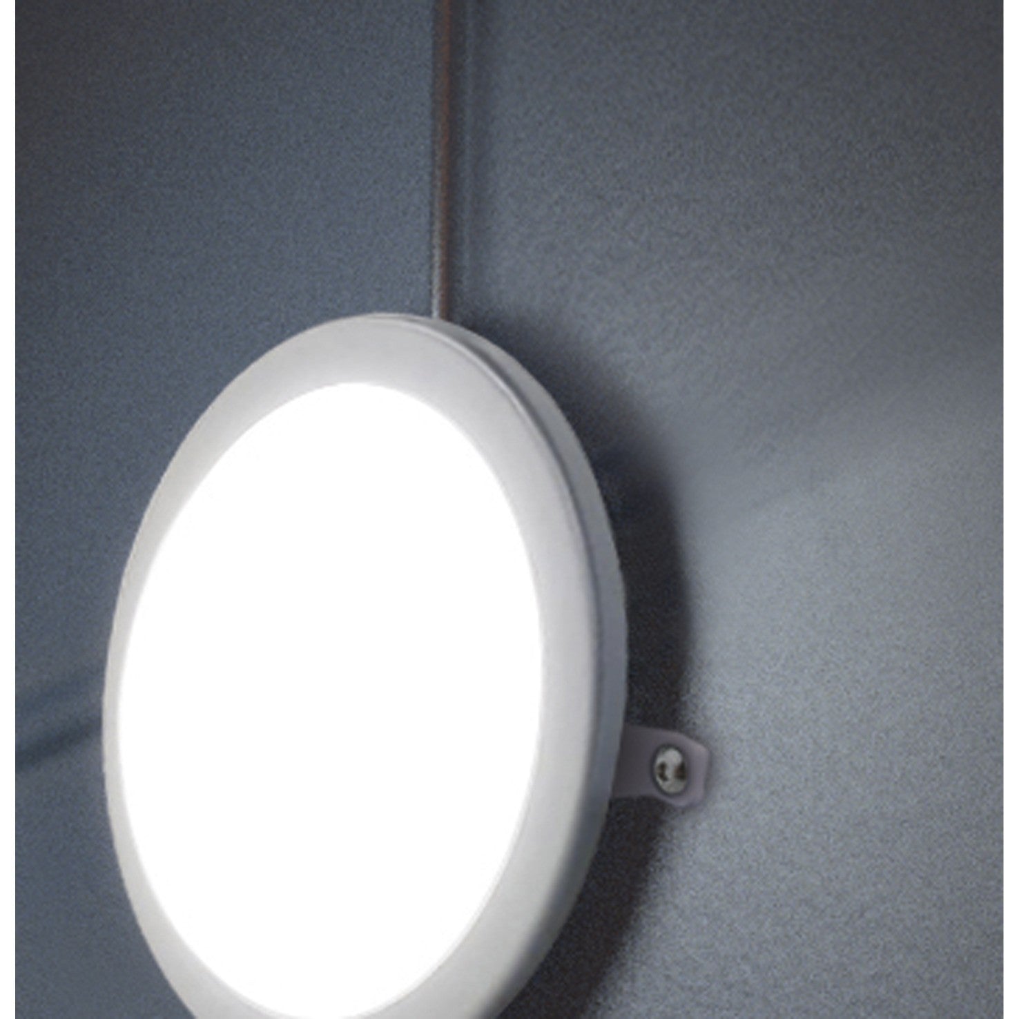 Dopo Far Round LED wall light white