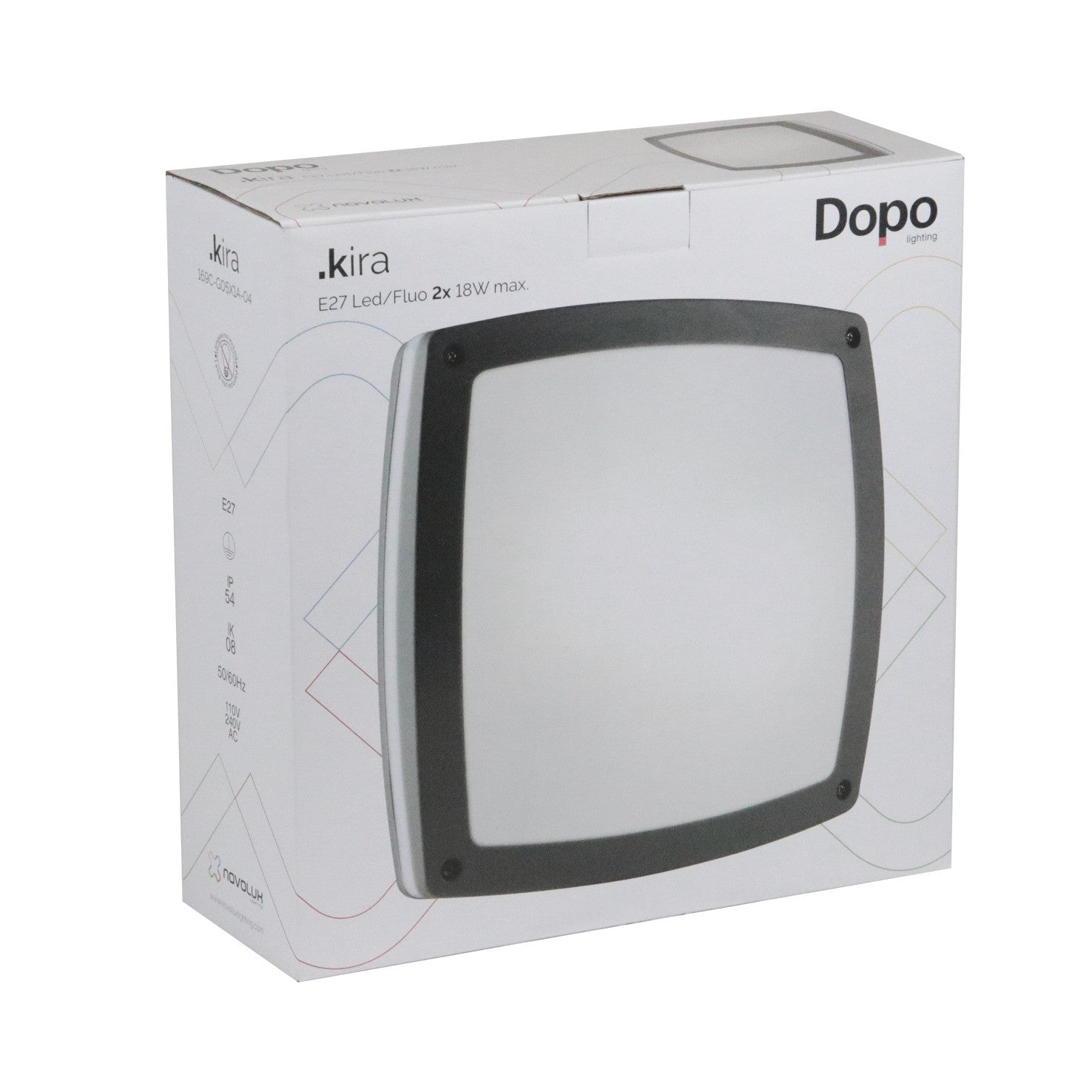 Dopo Kira quadratische E27 anthrazit