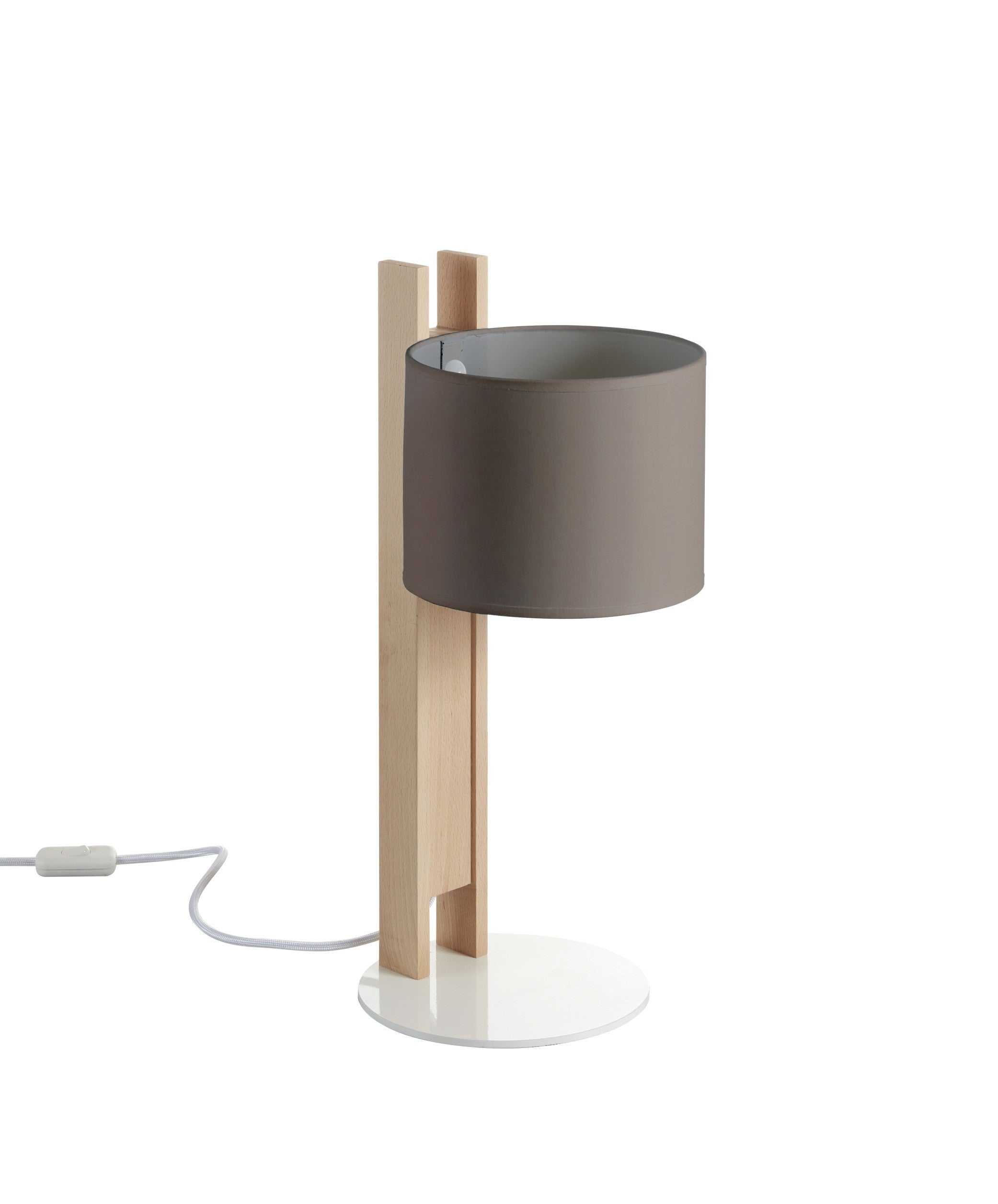 Lampa stołowa Exo Compact T E27 brązowa