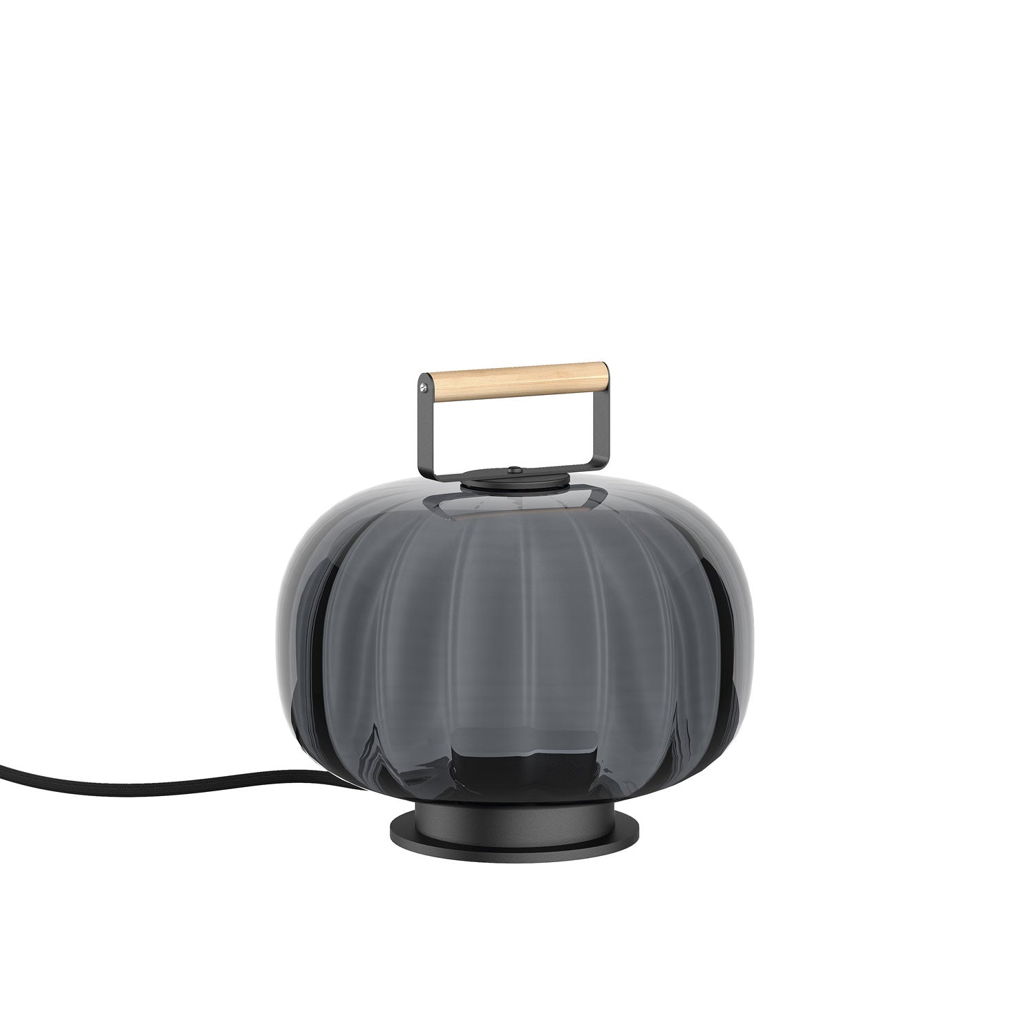 Exo Krista LED lampa stołowa szary