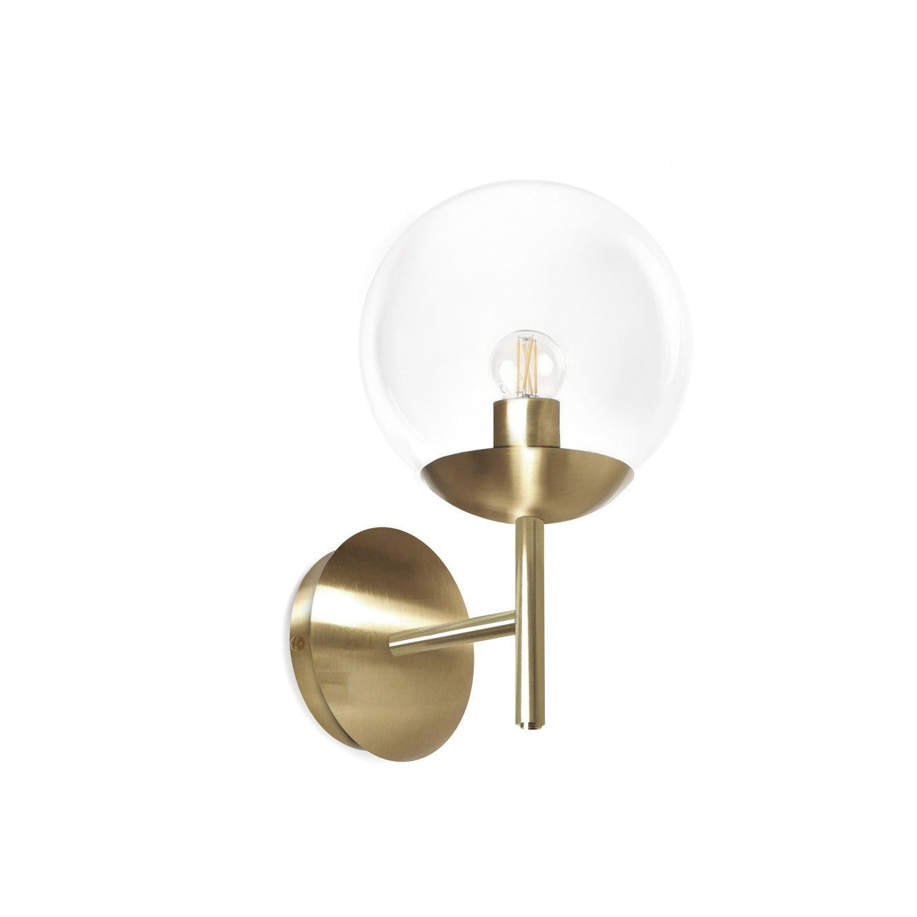 Exo Oxy W E27 wall light gold