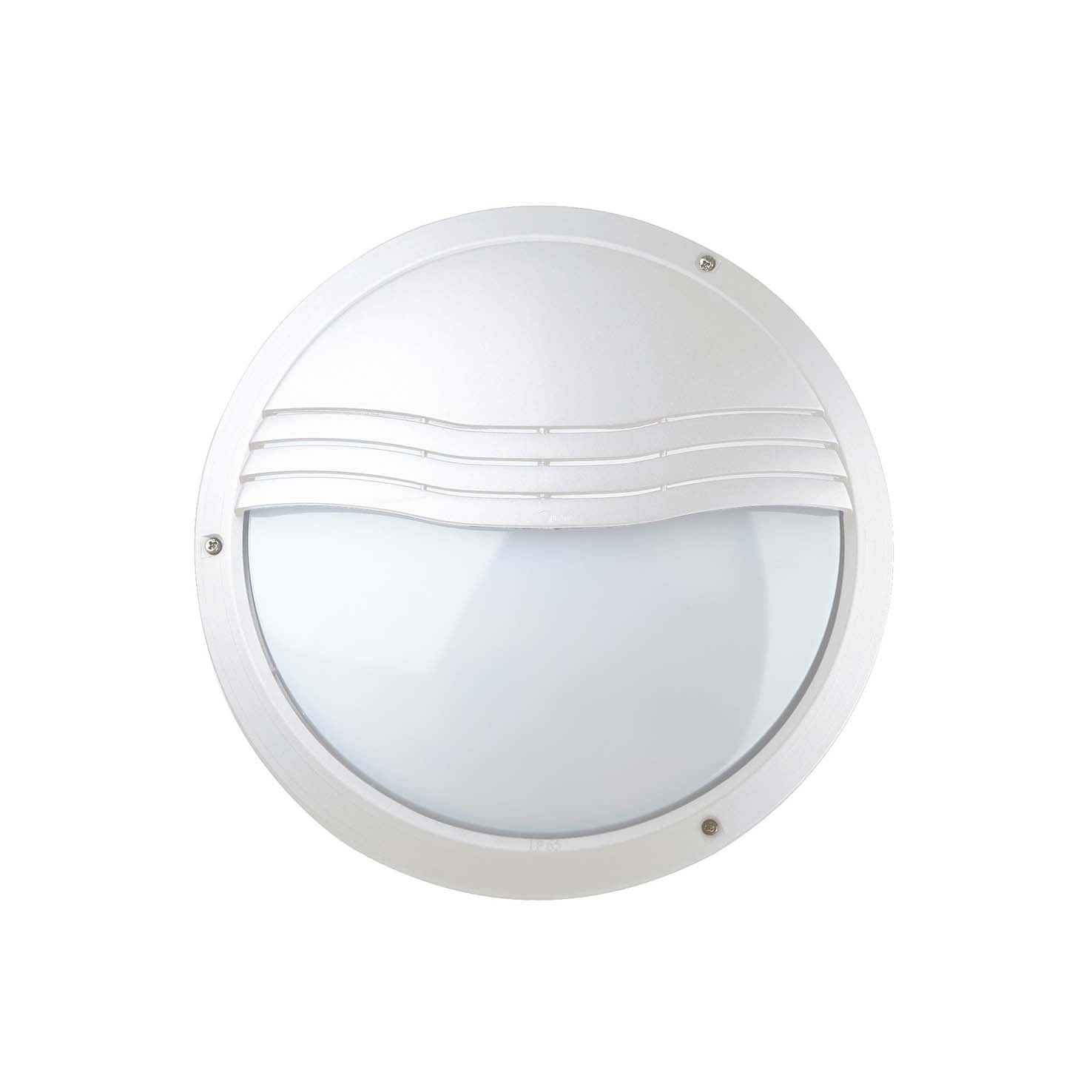 Cristher Plaff round hood E27 pendant light white