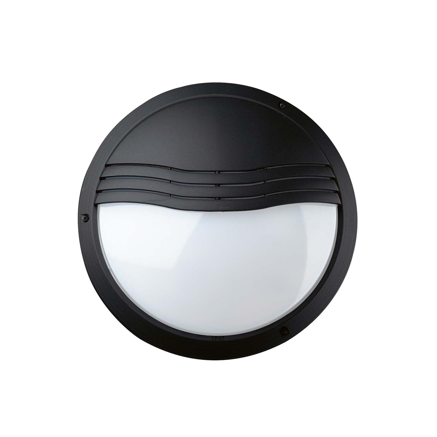 Cristher Plaff round hood E27 recessed light black