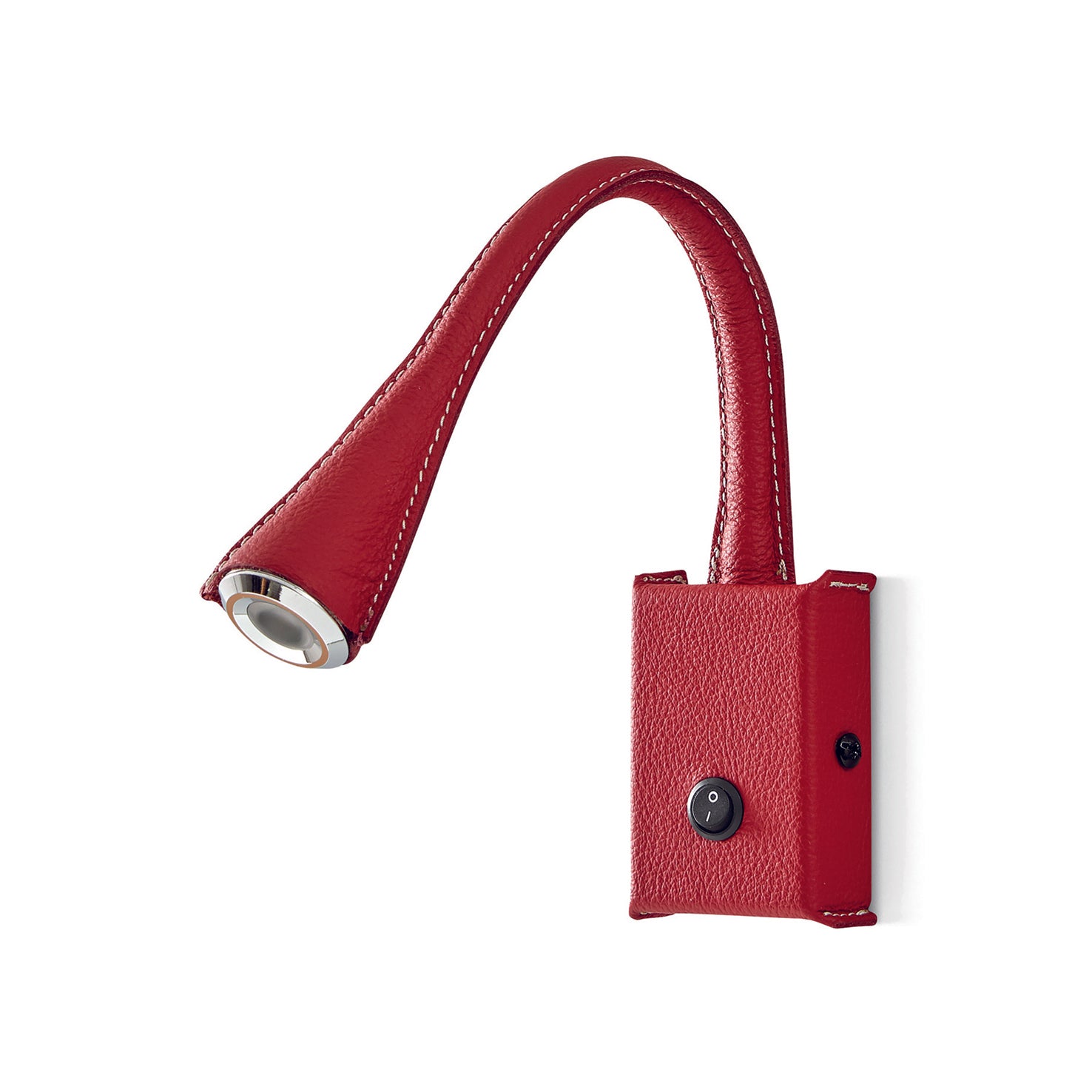 Exo Skin LED wall light red