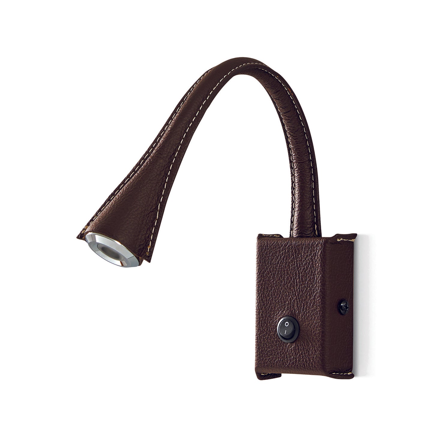 Exo Skin LED wall light brown