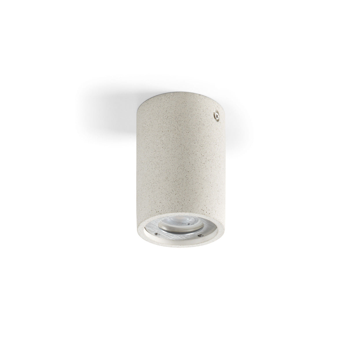 Cristher Stone round GU10 pendant light white