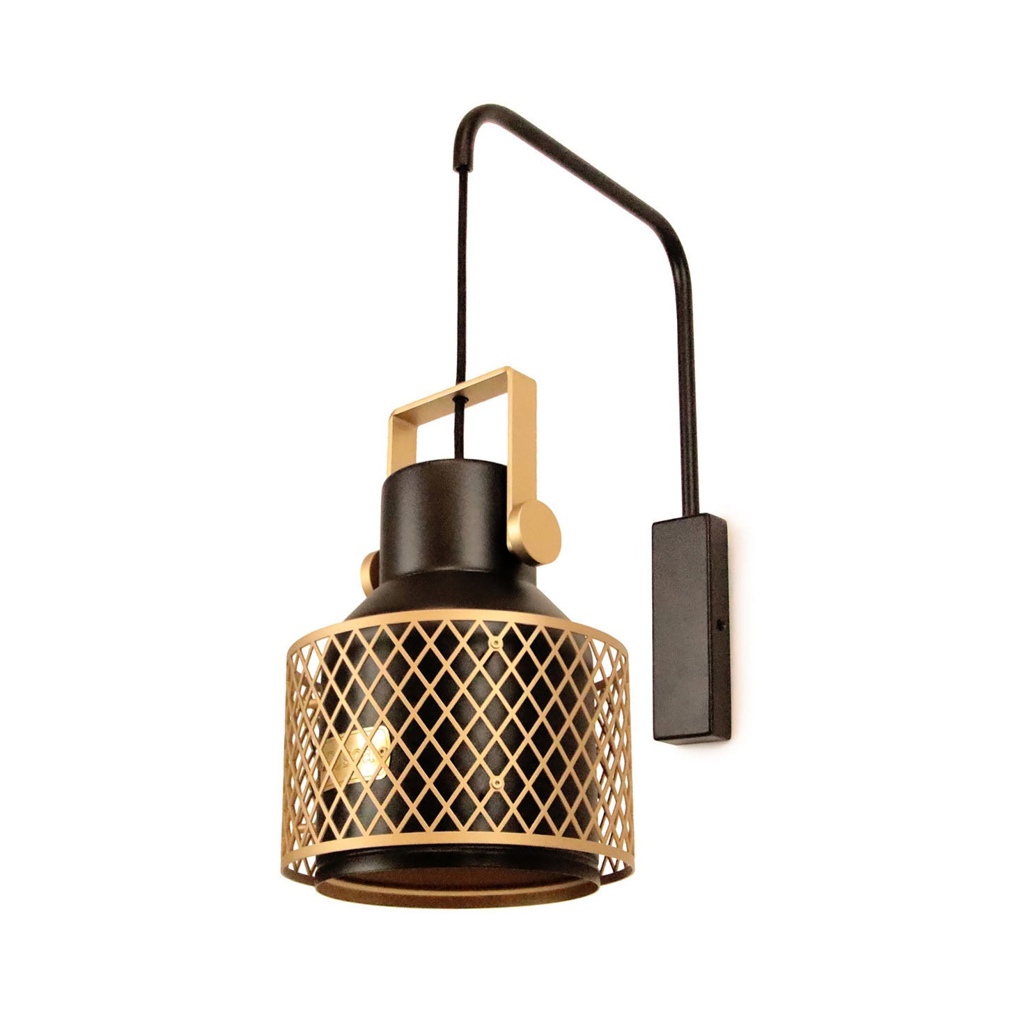 Exo Tosca E27 wall light black