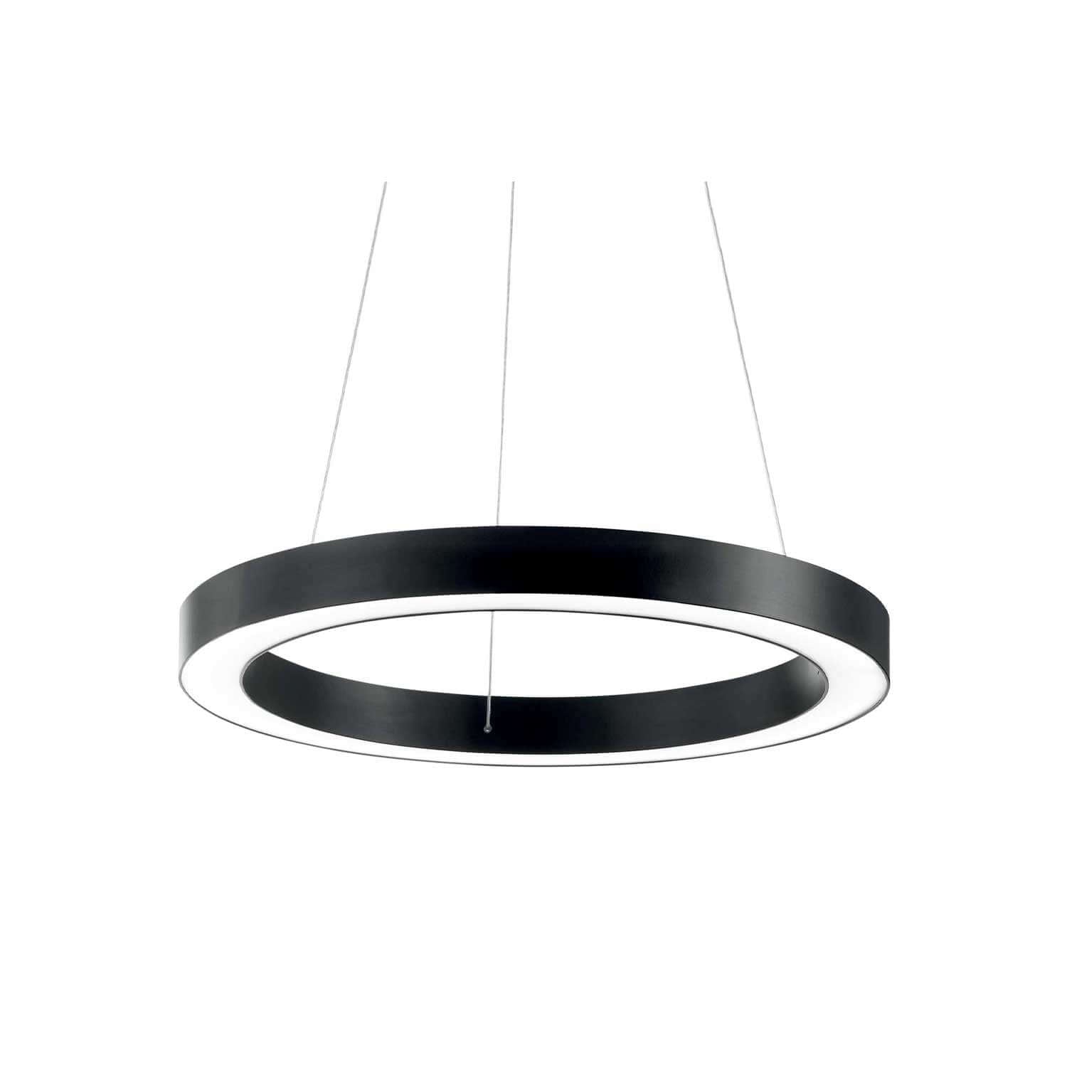 Okrúhle svietidlo Ideal lux Oracle LED čierne
