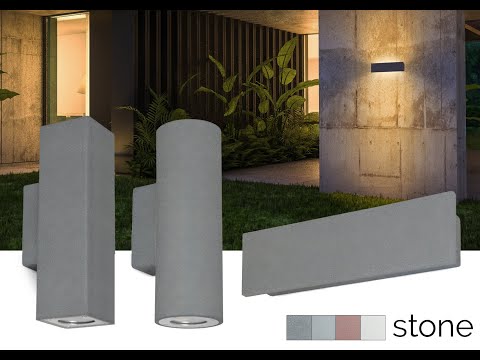 Cristher Stone wall LED přisazené svítidlo bílé