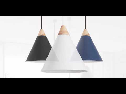 Exo Oda E27 pendant light black