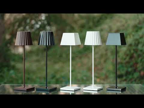 Dopo Litta Round LED přenosná lampa bílá
