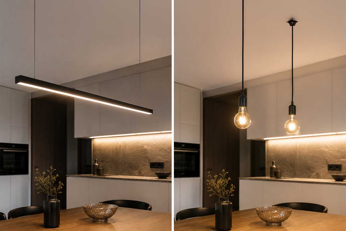 Integrovaný LED modul vs. žárovka – výhody, nevýhody a srovnání