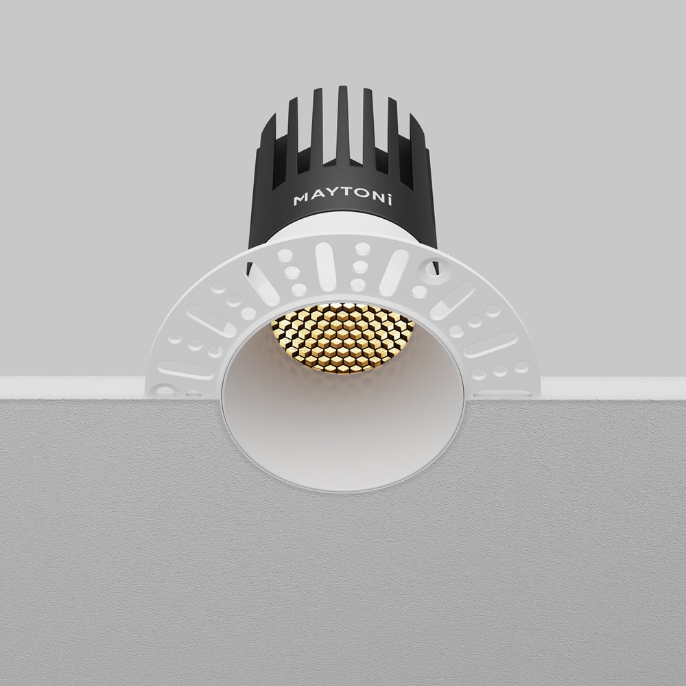 Maytoni downlight Dip LED 50° zápustné kruhové svítidlo bílé