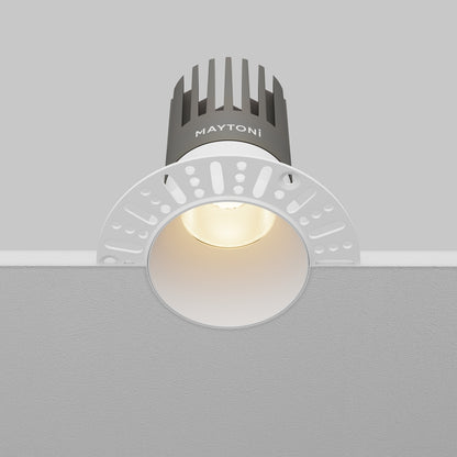 Maytoni downlight Dip LED 50° zápustné kruhové svítidlo bílé