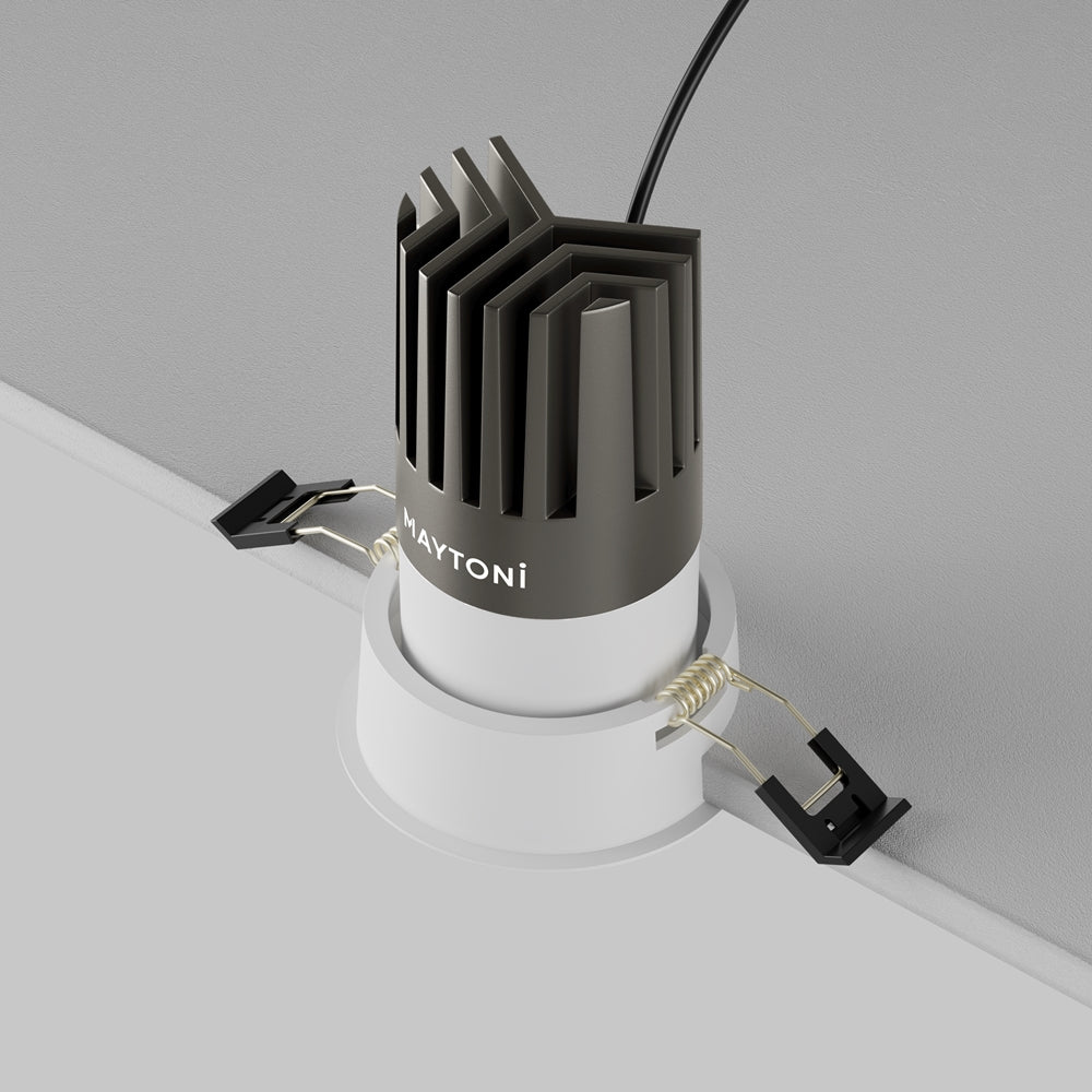 Maytoni downlight Dip LED 50° zápustné kruhové svítidlo bílé