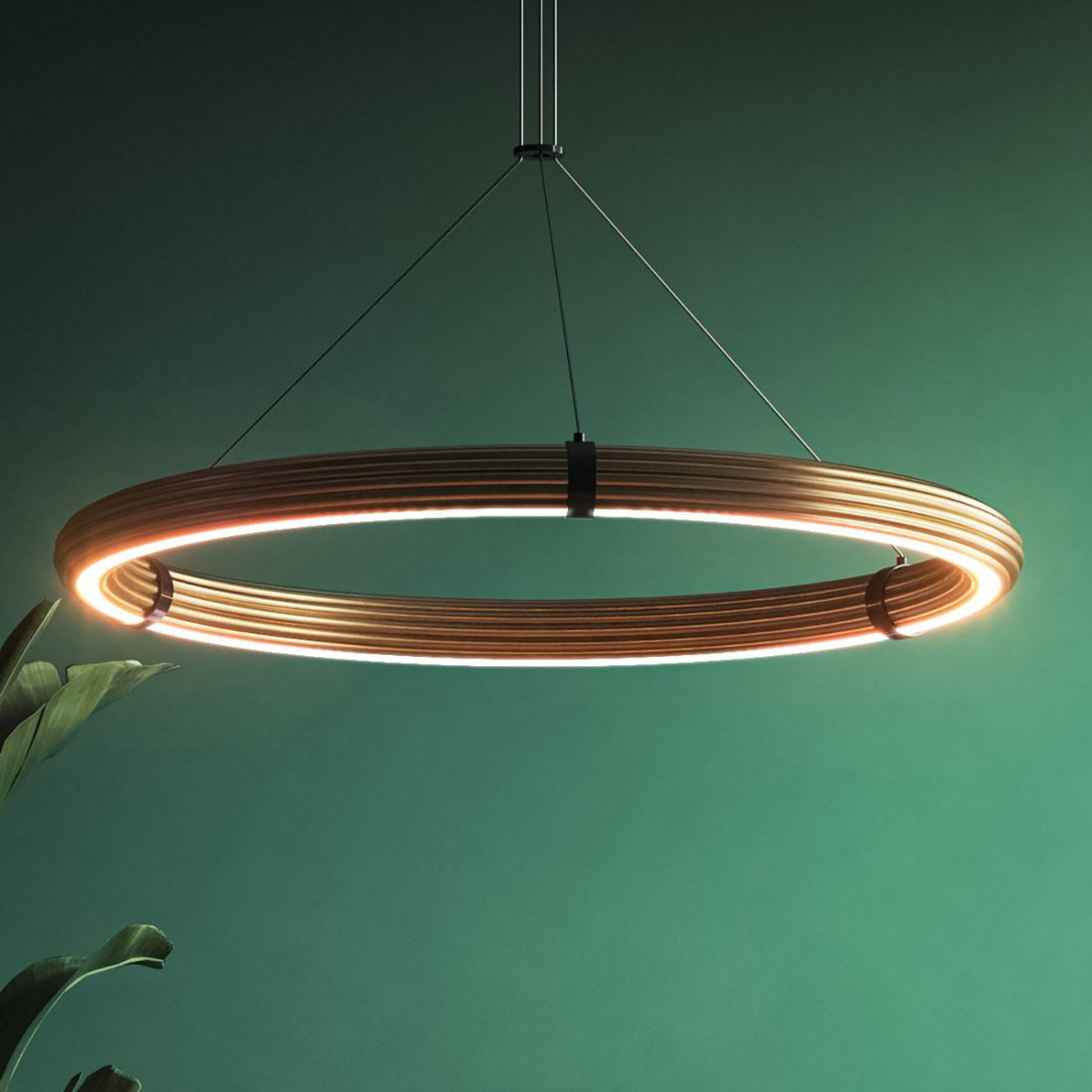 Aromas Elli LED závěsné kruhové svítidlo stmívatelné