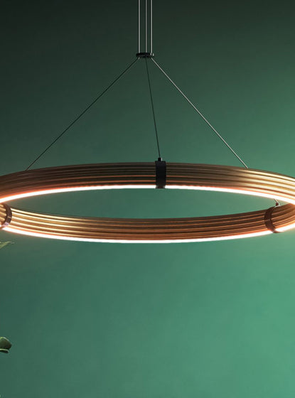 Aromas Elli LED závěsné kruhové svítidlo stmívatelné
