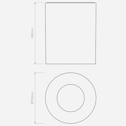 Astro Kos LED kulaté přisazené svítidlo IP65