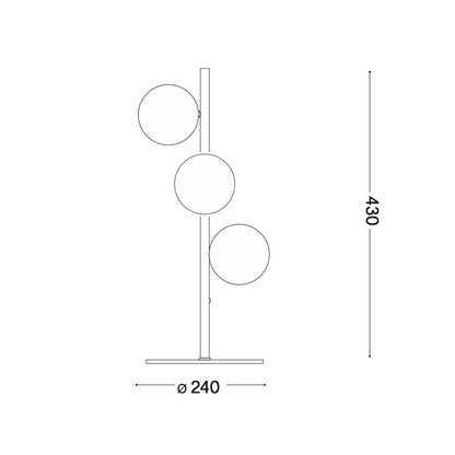 Ideal lux Perlage G9 stolní svítidlo