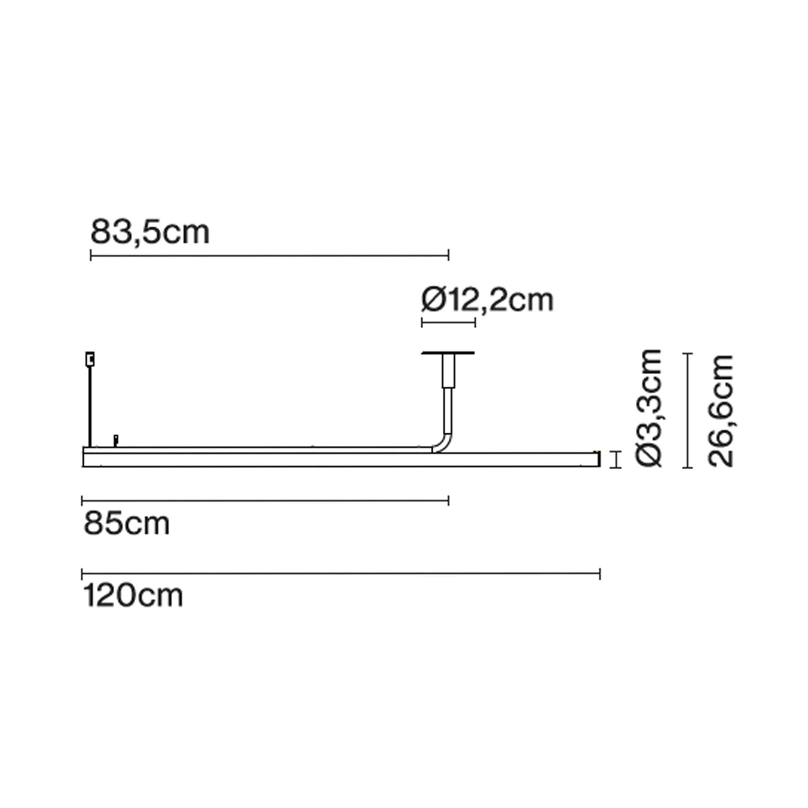 Marset Ambrosia Pro LED RSC 120/180 závěsné lineární svítidlo