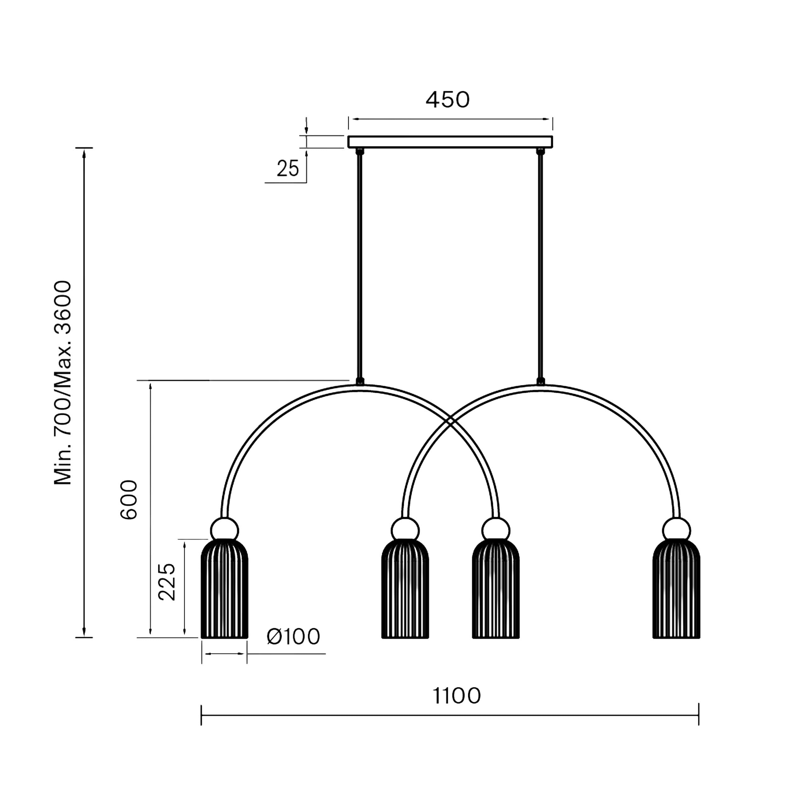 Maytoni Antic E14 závěsné svítidlo