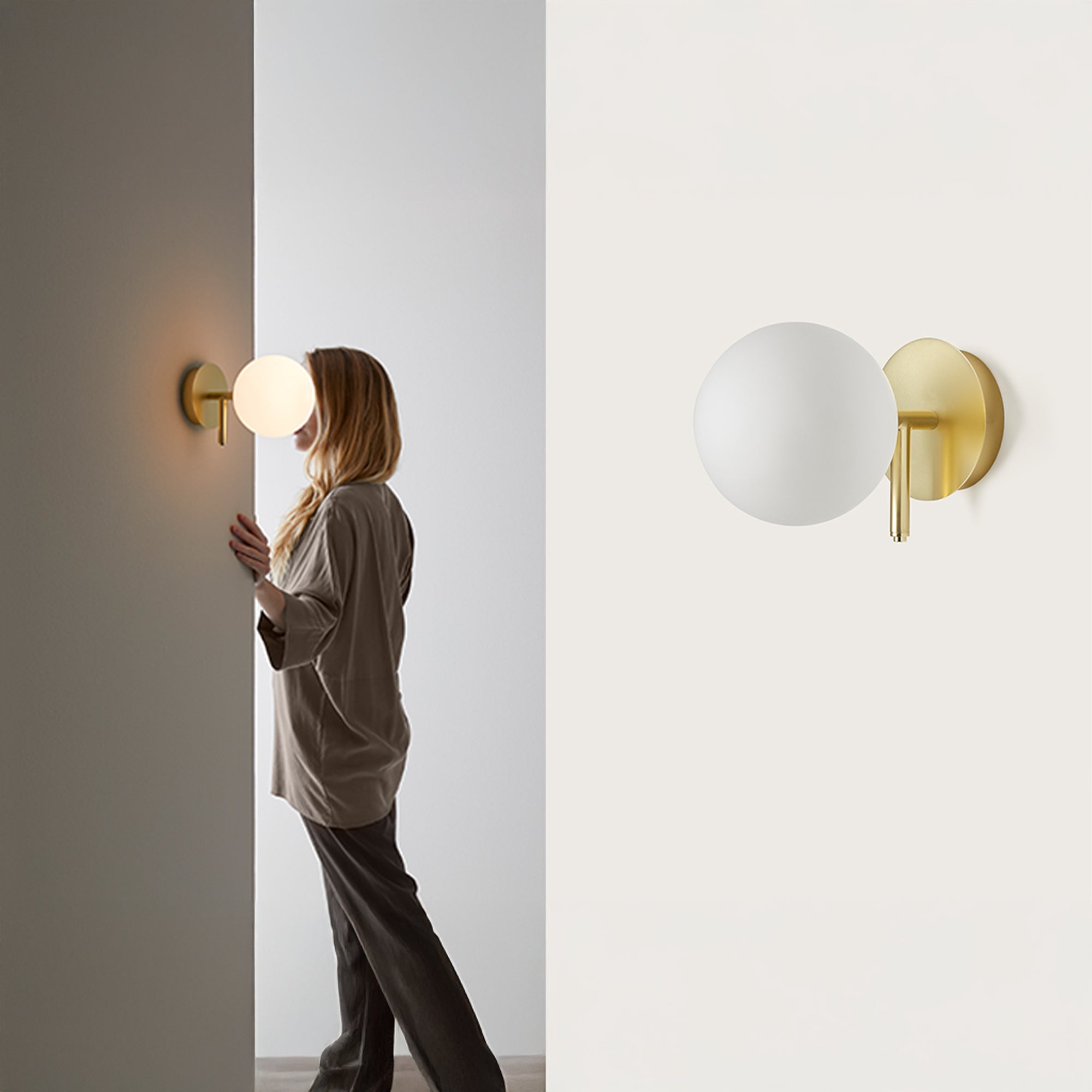 Lampa ścienna Aromas Atom G9