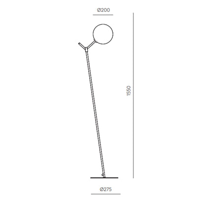 Lampa podłogowa Aromas Atom G9