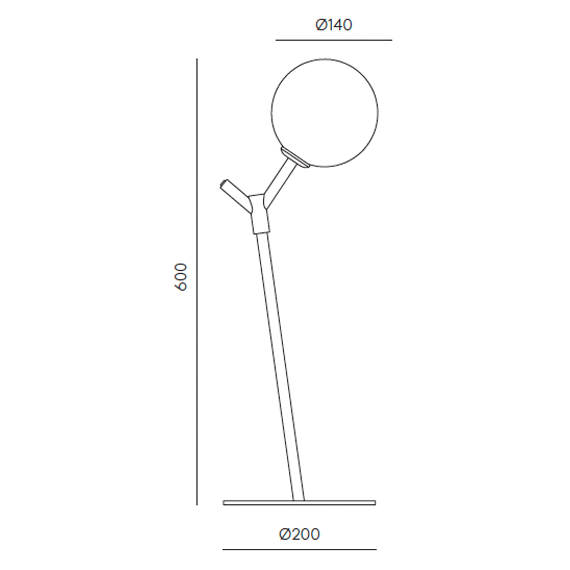 Lampa stołowa Aromas Atom G9