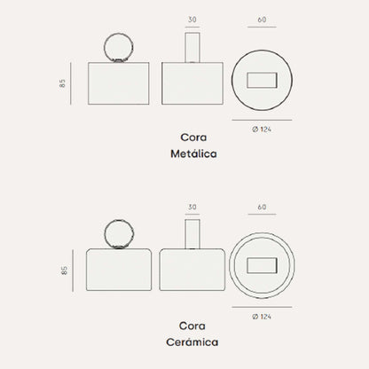 Aromas Cora LED pendant portable light
