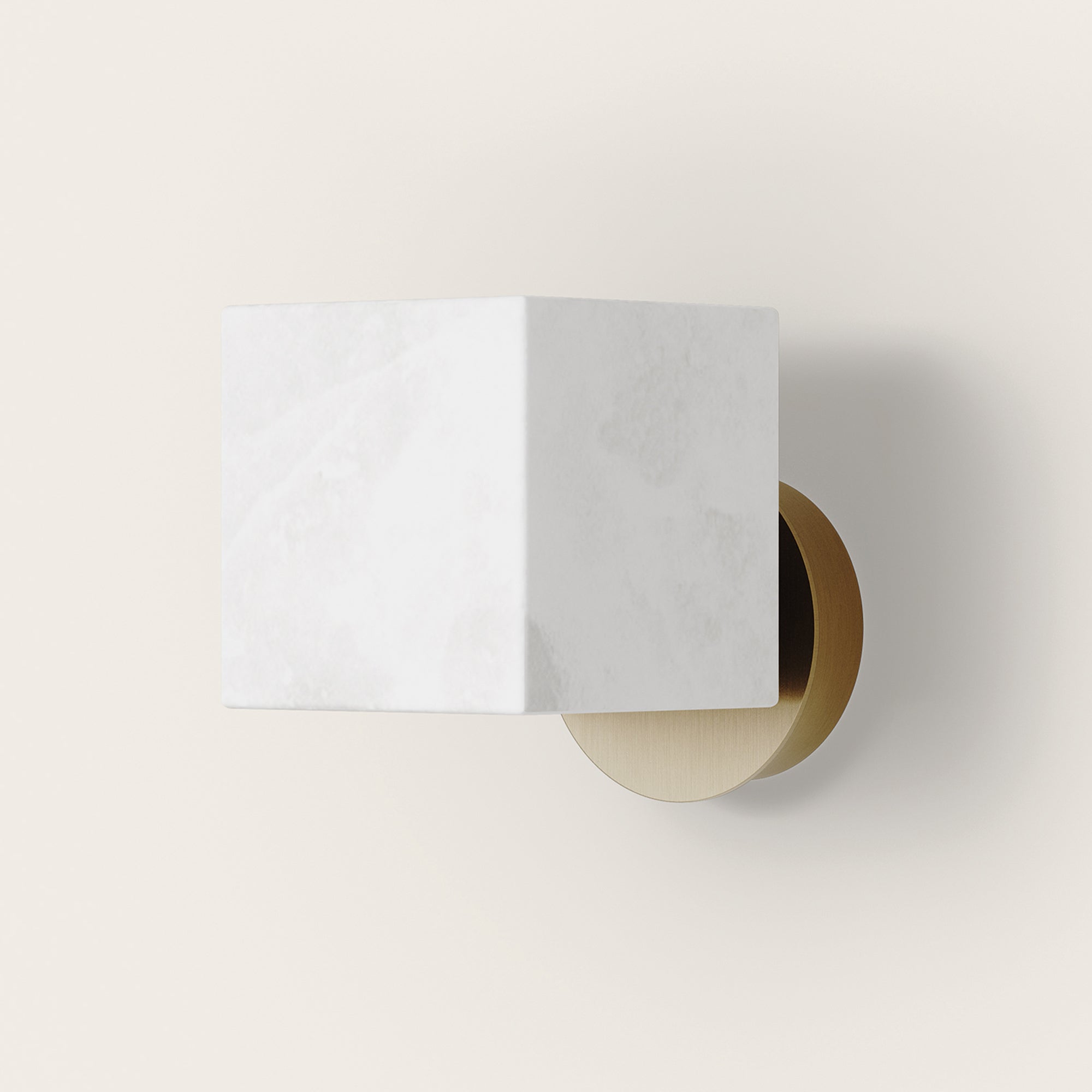 Kinkiet ścienny Aromas Cubic G9 alabaster