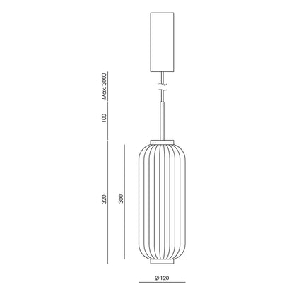 Aromas Elma S LED závěsné svítidlo